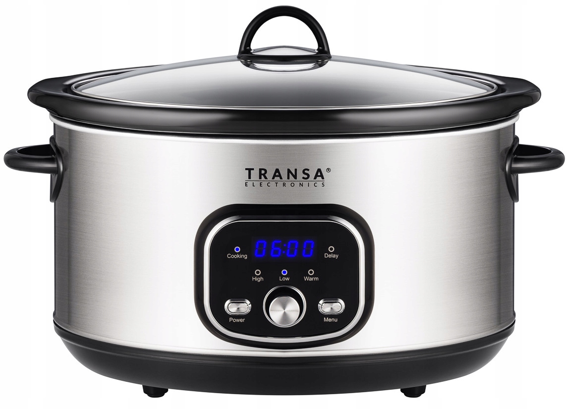 Transa Electronics SlowCooker Medium 4,5 l strieborno/šedá 280 W